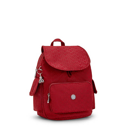 Kipling City Pack Small Classic Ryggsekk Rød | NO 1717VR